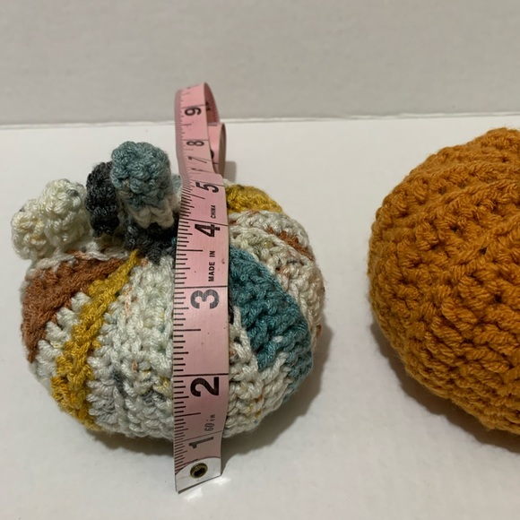 Fall Decor Home Decor Handmade Crocheted Pumpkins - Picture 16 of 16